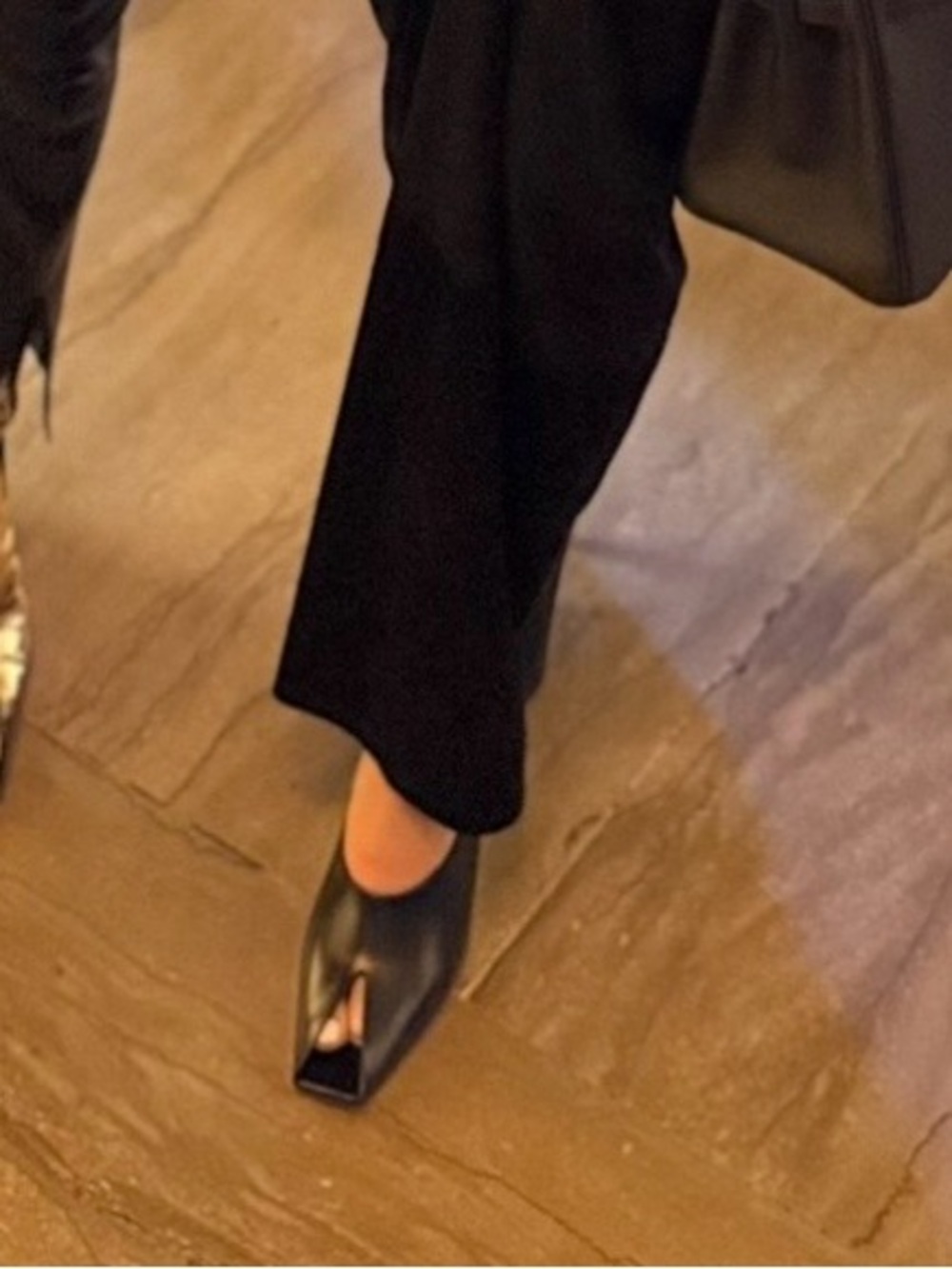 Alaia Black Open Toe Mules Size 37 - Picture 2 of 4